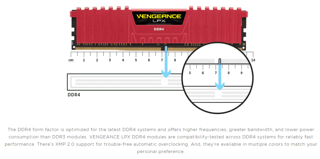 CORSAIR VENGEANCE LPX 8GB DDR4 3200 MHz-overview-3