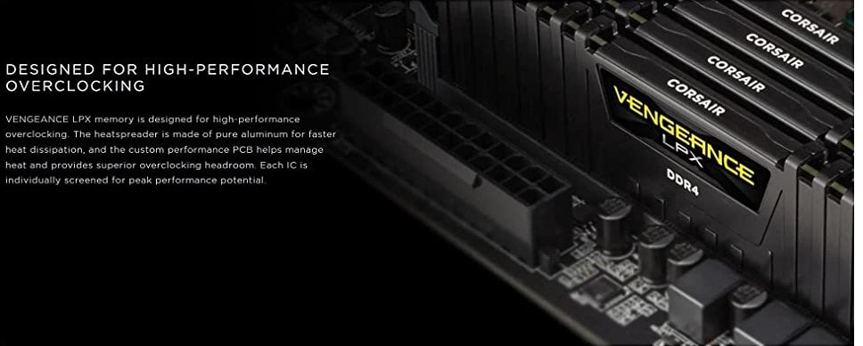 CORSAIR VENGEANCE LPX 8GB DDR4 3200 MHz-overview