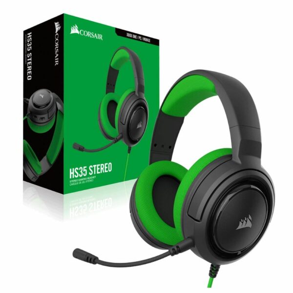 CORSAIR HS35 STEREO GREEN 1