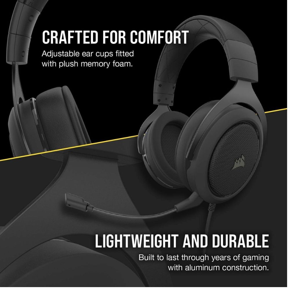 Corsair HS50 Pro Carbon Gaming Headset at best price