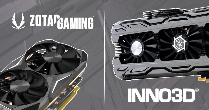 Zotac Inno3d Gaming Graphics Cards