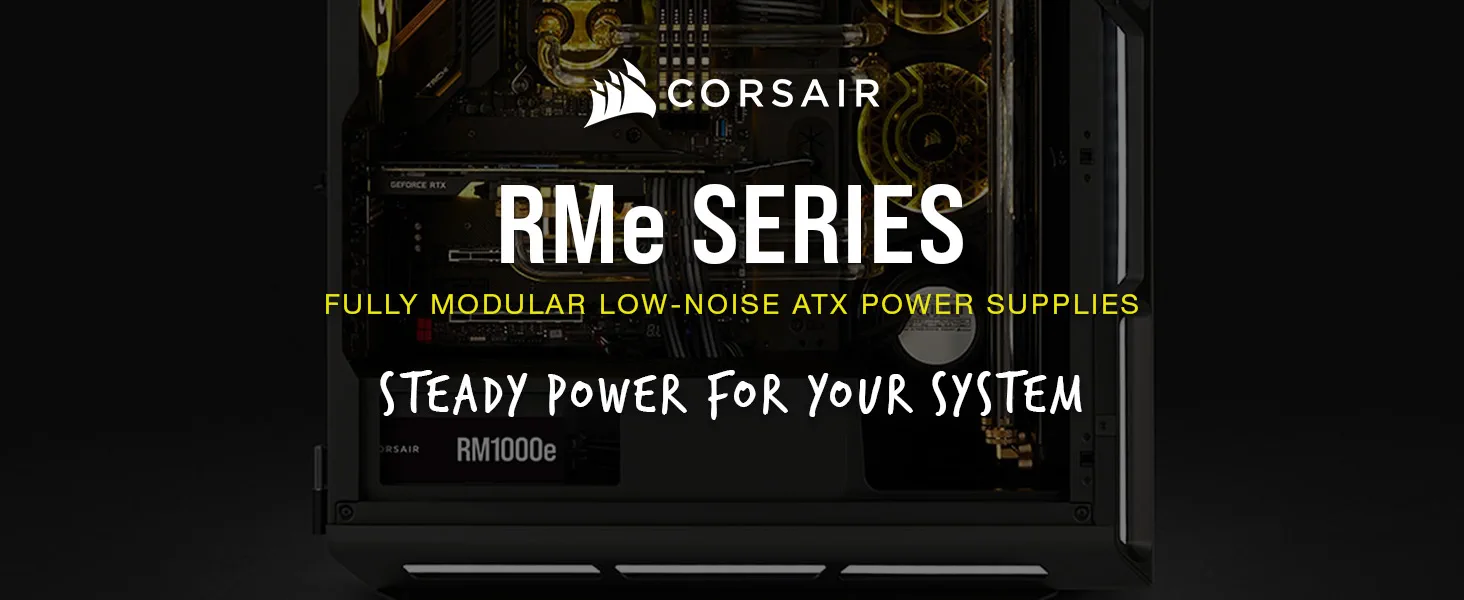 CORSAIR RM1000e 80 Plus Gold ATX 3.0 Gaming Power Supply