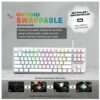 COSMIC BYTE FIREFLY HOT SWAPPABLE WHITE 1