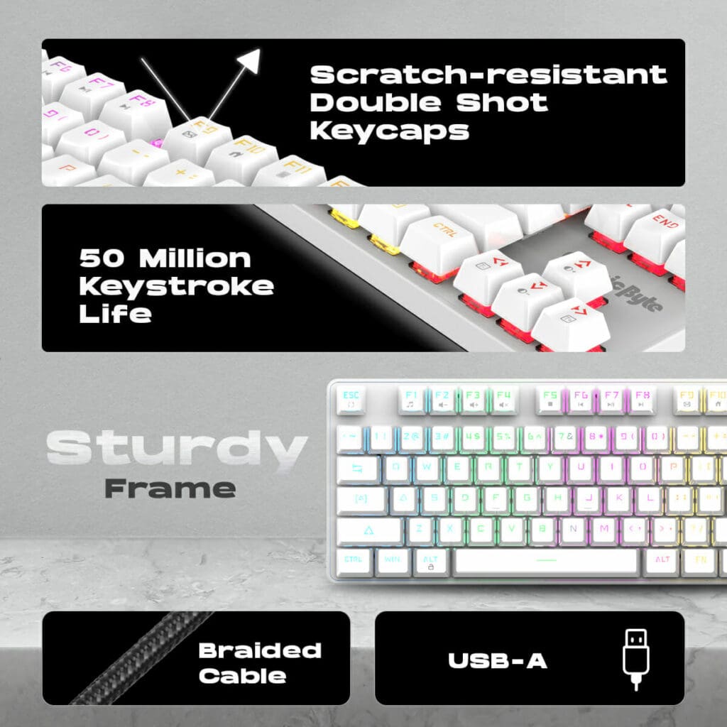 COSMIC BYTE FIREFLY HOT SWAPPABLE WHITE overview