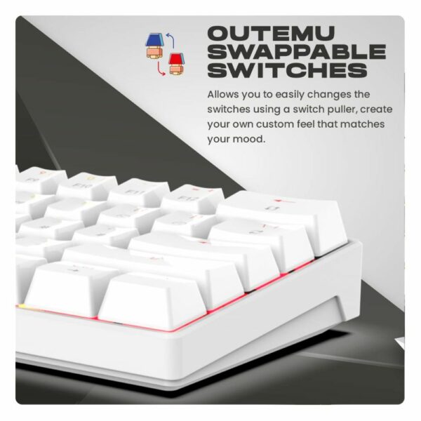 COSMIC BYTE THEMIS WHITE RED SWITCH 1