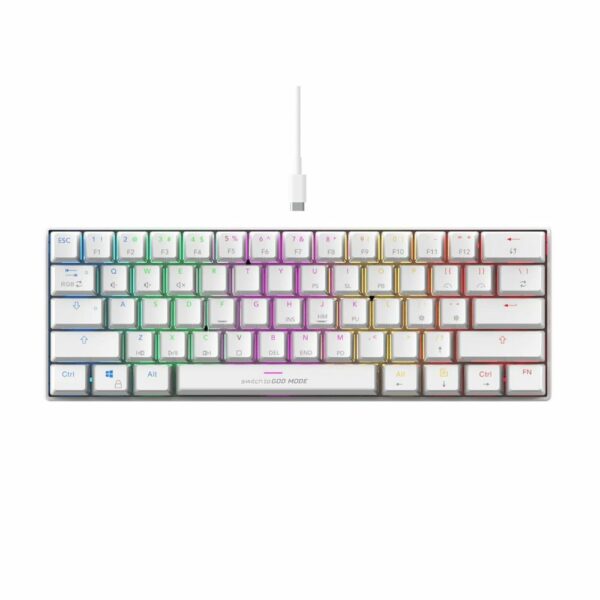 COSMIC BYTE THEMIS WHITE RED SWITCH