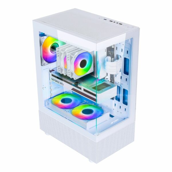 ANT ESPORTS CRYSTAL X2 WHITE ARGB